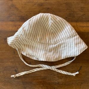 Fin & Vince striped linen sun hat